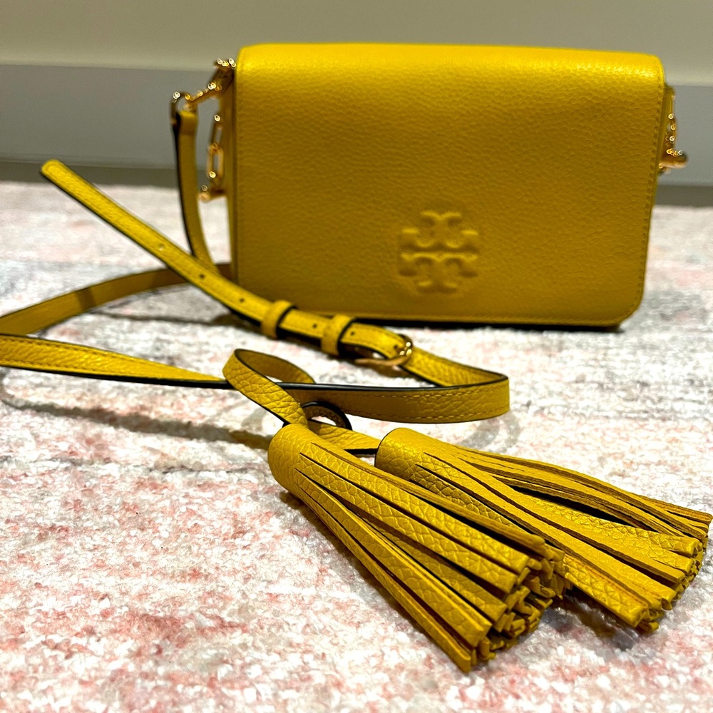 Tory Burch Yellow Handbag